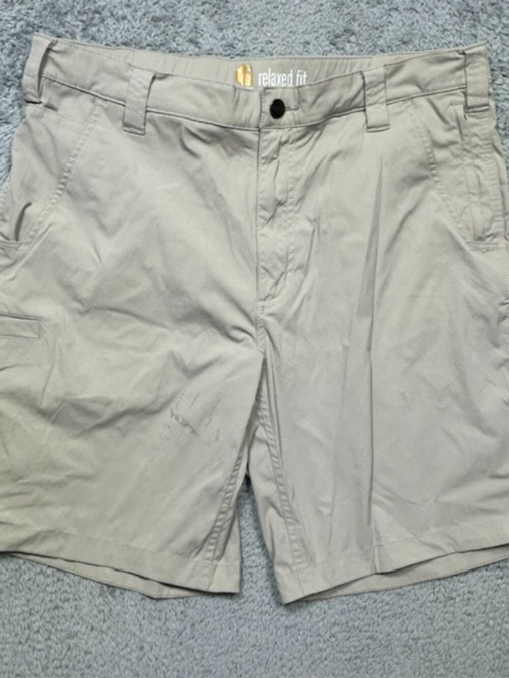 Carhartt Shorts Men's 36x8 Tan Force Ripstop Work Relaxed Fit Cargo 104198